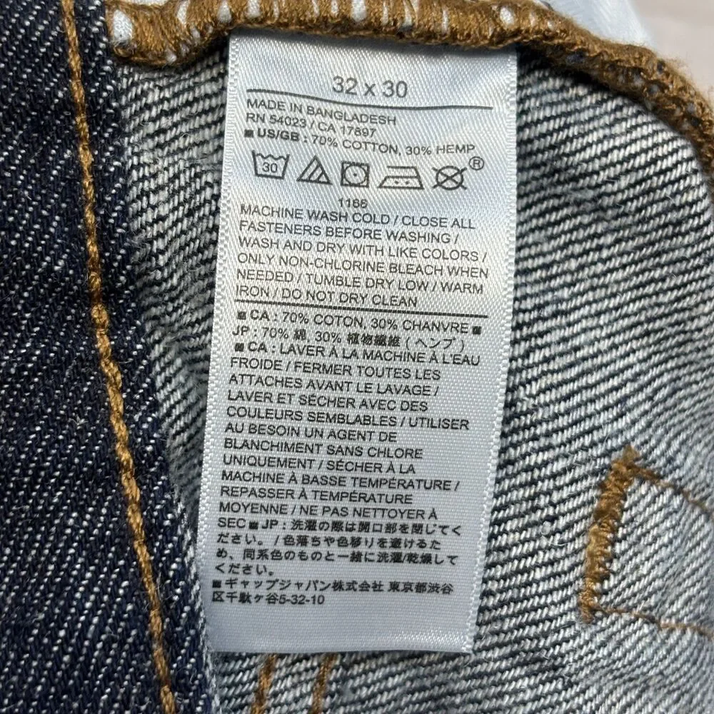 NWT Banana Republic Men Athletic Fit Jeans Size 32x30 Blue Denim C128 -1